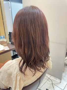 髪質改善/顔周りレイヤーカット/グレージュ[千葉/千葉駅]