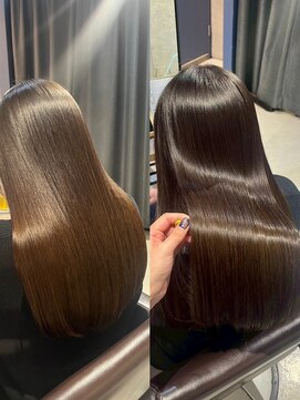 髪質改善×カラー×カット【髪質改善ヘアエステサロンHanare】