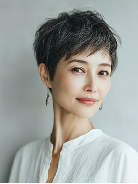 ビフィーノ リルネ(Bifino Rilune) クラゲヘアー/小顔/ココアベージュ/オリーブグレー/川西