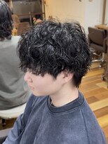 イエローコーン 金沢文庫店(YELLOW CORN)&nbsp;シャドウパーマ/波巻きパーマ/メンズパーマ/メンズウルフ