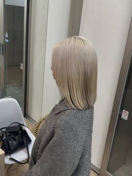 リアン(LIAN) ハイライトカラーミルクティーベージュケアブリーチダブルカラー