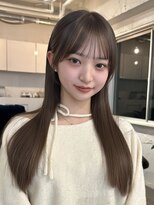 アンカーバイナチュラル(anchor by natural)&nbsp;韓国風/レイヤー/前髪カット/オリーブ/透明感/ハッシュカット
