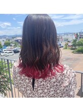 オシャマヘアー マチニワ店 アクセントカラー