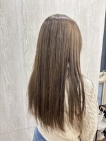 テーラヘアー 袖ヶ浦2号店(TELA HAIR)&nbsp;ロングスタイル×ダブルカラーオリーブベージュ