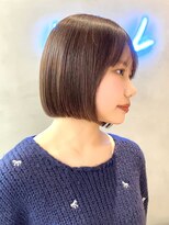 ロンドアジュール 横浜(Lond azur)&nbsp;大人ガーリー/レイヤーショート/ボブ/20代30代縮毛矯正/横浜