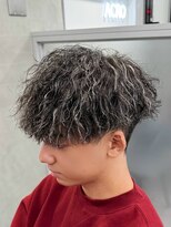 アクロ 本店(ACRO)&nbsp;メンズパーマ/ホワイトメッシュ/ツイストスパイラル/ツイスト