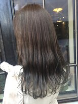 ヘアー アイス カンナ(HAIR ICI Canna)&nbsp;ツヤベージュ×グレーハイライト×大人カラー×ロング