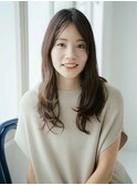 ナチュラルロング×ショコラブラウン
