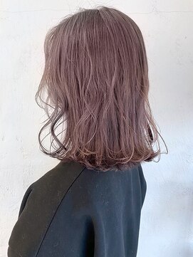 アイティー バイ アルバム 中野店(IT by ALBUM) ピンクブラウン_クールショートピンクベージュボブルフ_ba308832