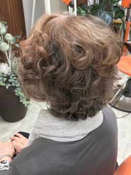 ヘアスタジオ クア hairstudio KUR ナチュラルパーマ＊優しい髪色