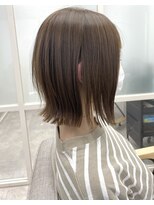 フレーム ヘア ルーム 天王寺駅前店(FRAME hair room)&nbsp;モテベージュ/ぱつっと切りっぱなし外ハネボブ♪