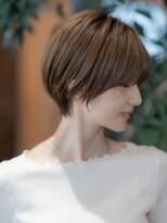 エースハバナ 渋谷(1 HAVANA)&nbsp;小顔ヘア/大人ショート/ヌーディーカラー/アッシュカラー