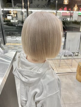 リッシュ(RISH) ミルクティベージュショートボブショートカット20代30代#X7HS