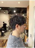 五反田駅美容院★メンズパーマ/カット/アップバング/簡単セット
