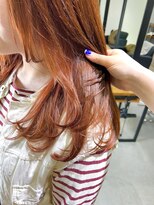 アン ビー(an B)&nbsp;レイヤーカット × orange brown