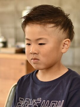 リム メンズヘア(LIM men's hair) ジェットバングサマーショート【キッズカット/メンズヘア】