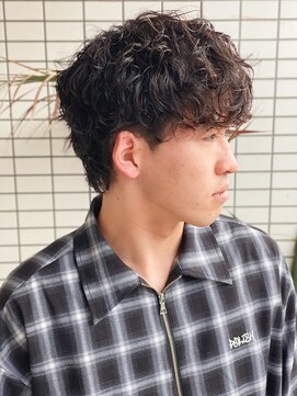 スウェル 船橋店(Swell) ハイライト/マッシュパーマ/ウルフ/波巻き/メンズ