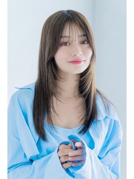 フレイムスヘアーアンドリラックス 西川口店 マチルダボブ前髪インナーグレージュピンクベージュ