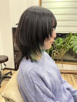 リードヘアーバイバンプ(Lead Hair by vamp) ミディアムレイヤーウルフ