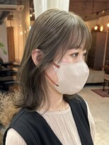 アンユージュアル(unusual) kurata/オリーブカラー／オリーブベージュ/オリーブグレージュ