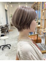 エメ 小山(Aimer)&nbsp;ミルクティーベージュ/ブリーチ1回/ショート