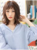 大人オン眉ンハイライト韓国風ボブパーマc5川口20代30代40代