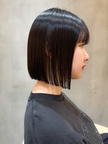 ロンド エスポワール 錦糸町(Lond espoir)&nbsp;【澤口】黒髪ボブルフネビージュ小顔に見せるワンレン