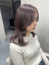 アッシュ 桜木町店(Ash) ブリーチなし/シルバーグレージュ/横浜/透明感カラー/暗髪/