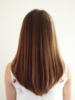 ガビーヘアルーブ(gabi hair LOOB)の写真/ナチュラルな仕上がりでリピーター多数の人気MENU♪クセやボリュームを抑えるトリートメントストレートも◎
