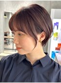 30代40代大人女性/前髪ありショートボブ/ショートヘア/髪質改善