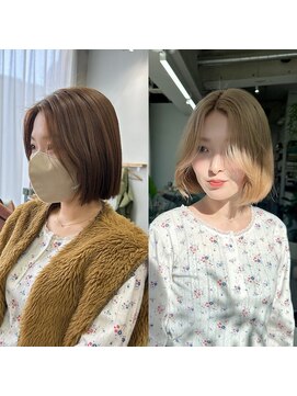 ウーフ(U-fu) ブロンドフレンチボブ