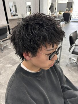 オム ブランシェ(HOMME BLANCHE’) 【Natsuki】スパイキーショート×縦落ちツイストスパイラル