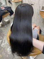 ロンドアジュール 横浜(Lond azur)&nbsp;髪質改善縮毛矯正レイヤーカット顔周り前髪韓国ミニウルフ/横浜