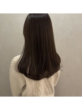 アンドワン 自由が丘(＆ONE) 【&ONE 自由が丘】艶カラー　ココアブラウン