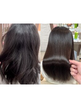 クセや広がり・パサつきなど1人1人のお悩みに合わせて、経験豊富なスタイリストが理想を叶える。