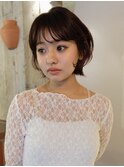 ピンクベージュ　ブリーチなしカラー　髪質改善　MISAKI 丸の内