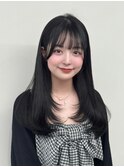 【LICCA 伊崎優李】韓国ヘア/レイヤーカット/前髪/姫カット