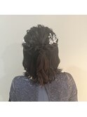 ハーフアップ