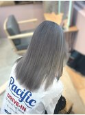 ブリーチ2,3回～できる寒色系グレーカラー