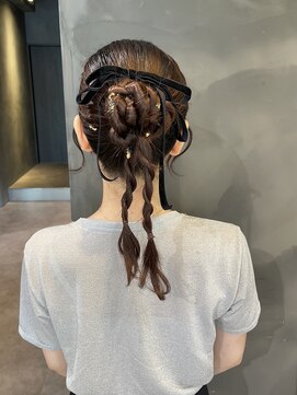 クレオヘアフィーカ(CLEO hair fika) カチモリヘア×タイトアレンジ