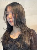 くびれヘア/アプリコットオレンジ/夏のヘアアレンジ/宜野湾
