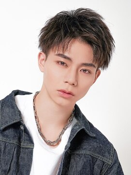 センス 渋谷 宇田川交番前(SENSE) スパイキーショート/フェザーパーマ/ブルーブラック/渋谷