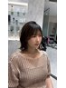 【平日10:00～16:30轟限定】超お得な！垢抜けカット+艶カラー￥16.000→11.000