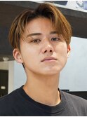 メンズバレイヤージュハイライトセンターパート