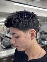 ニコ トウキョウ ロジック(nico TOKYO Logic)&nbsp;刈り上げアップバングスパイキーショートパーマスパイラルパーマ