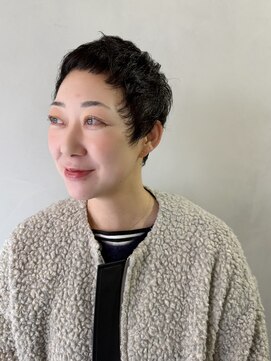 【asuka】レイヤーショート　暗めアッシュ　大人かわいい