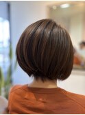 大人のショートボブ