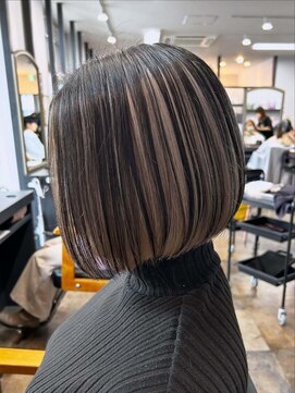 ナチュラルラヴィ(Natural la vie) ボブ×アンブレラカラー