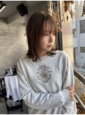 【MANA】ベージュブラウン×ボブレイヤー