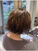 ムースで簡単◎ ラフに決まるボブパーマ